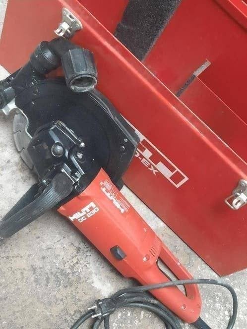 Meuleuse d'angle HILTI DC 230-S, scie à béton Ø 230 mm, Enlèvement