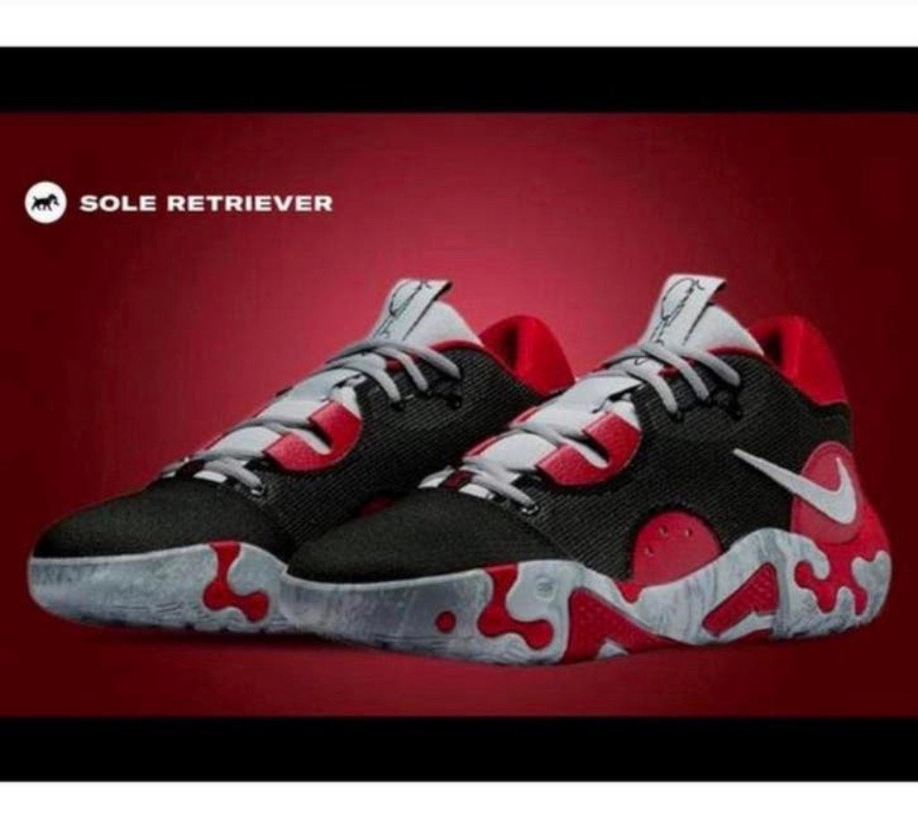 Nike PG 6 Bred Black-Red Wolf Grey Paul George DC1974 eu 44, Neuf, Enlèvement ou Envoi, Autres couleurs, Baskets
