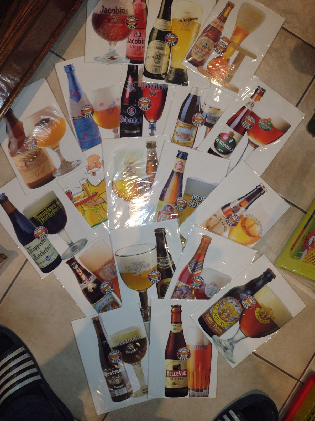 Wenskaarten met biermerken,bier, brouwerij, Ophalen of Verzenden