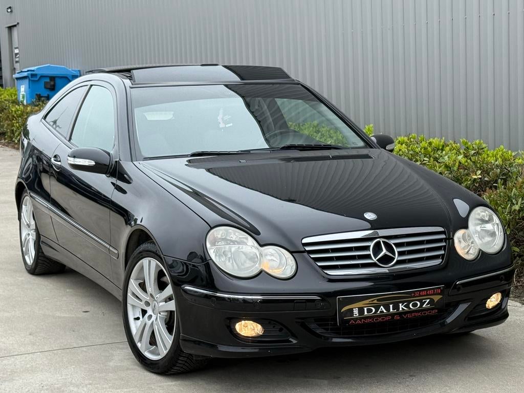 Mercedes C160•Automaat•Pano•airco•Sport•Goedestaat!•Lez•Top, Testrit aan huis, 4 cilinders, Zwart, Bedrijf