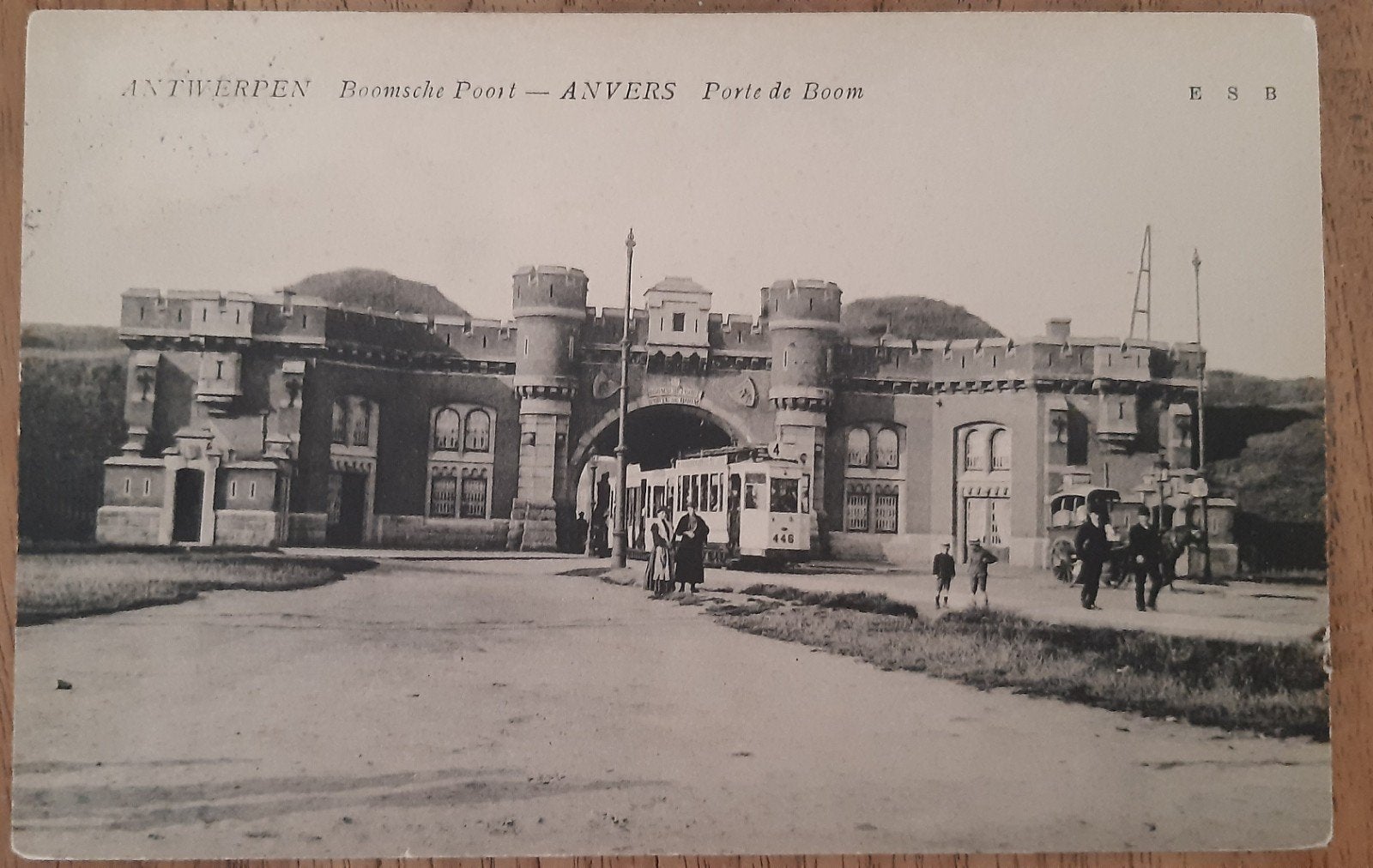 ANVERS ANVERS, porte d'ANVERS vers BOOM Boomse poort TOP, Enlèvement ou Envoi, Anvers