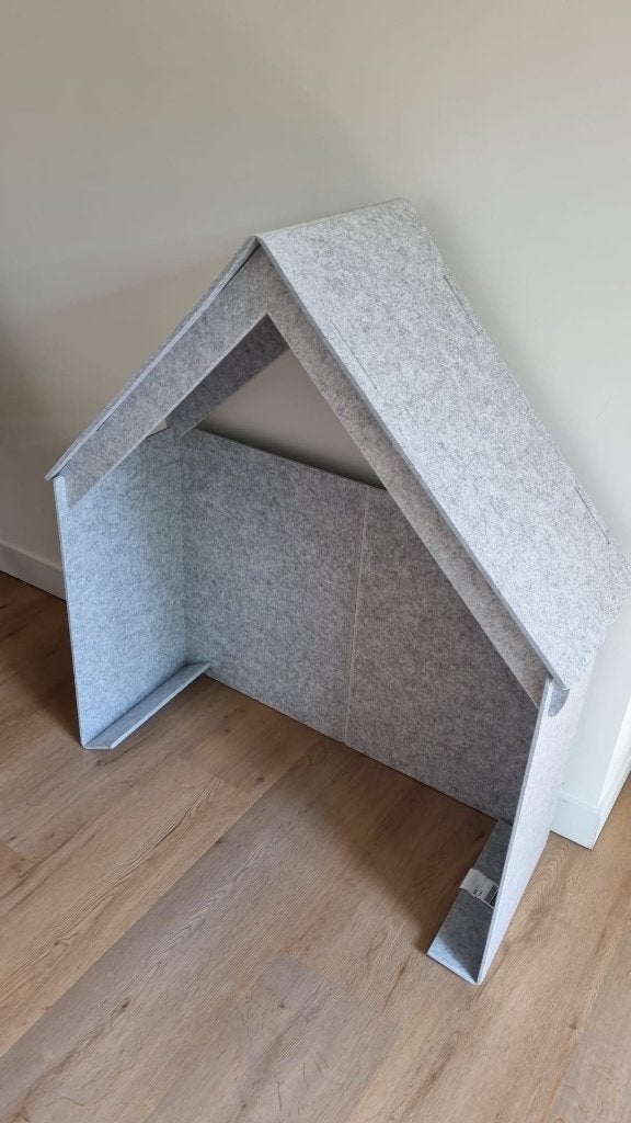 Bedhuisje accessoire grijs, Ophalen, Overige typen, Zo goed als nieuw, Grijs