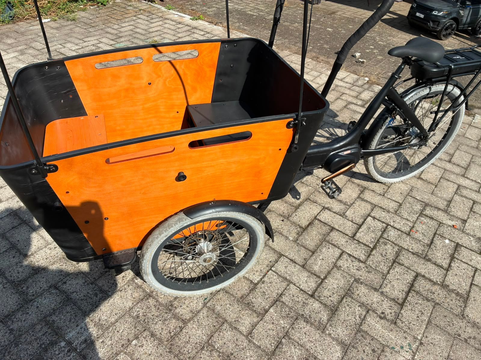 Vogue carry 3 middenmotor bakfiets brengen kan in overleg, Autres marques, Électrique, Enlèvement ou Envoi, Utilisé