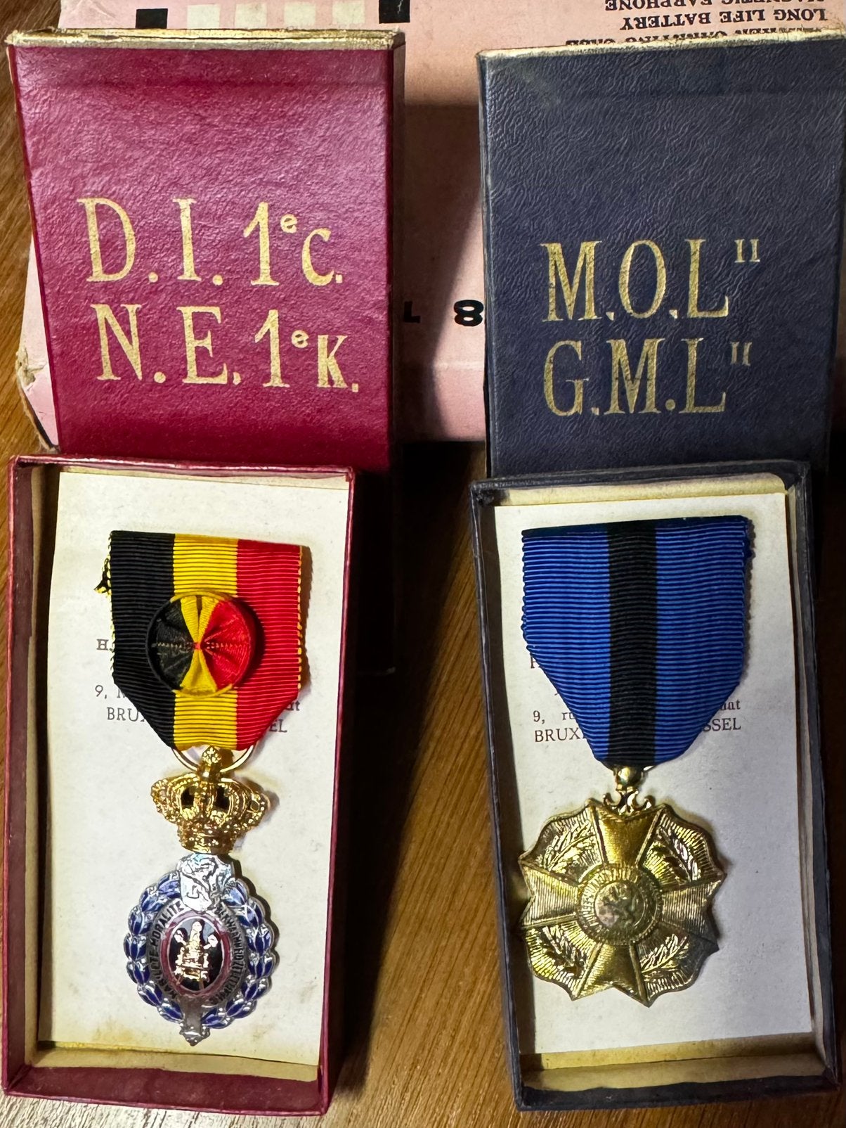 Médailles, Verzamelen, Ophalen