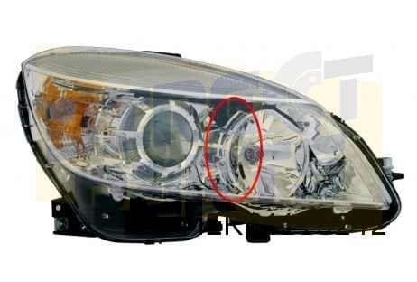 Mercedes-Benz C-Klasse (-5/11) koplamp Rechts (halogeen) OES, Auto-onderdelen, -, Verzenden, Nieuw, -