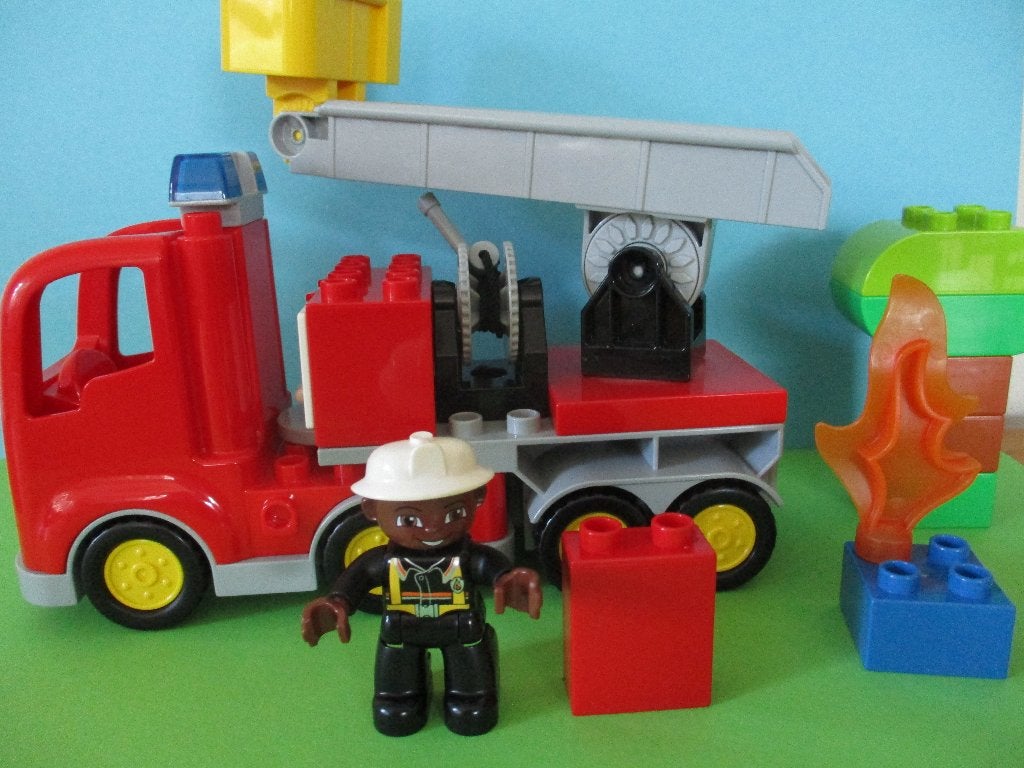 Duplo brandweerwagen, Enlèvement ou Envoi, Comme neuf, Duplo