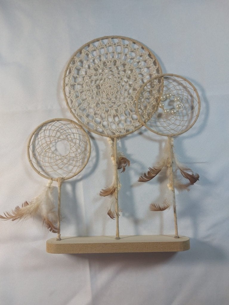 Décoration Attrape-Rêves, Maison & Meubles, Beige, Autres styles, Enlèvement ou Envoi, Objet de décoration