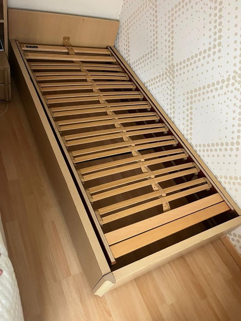 Eenpersoons bed met Lattoflex lattenbodem, Enlèvement, Utilisé, Une personne