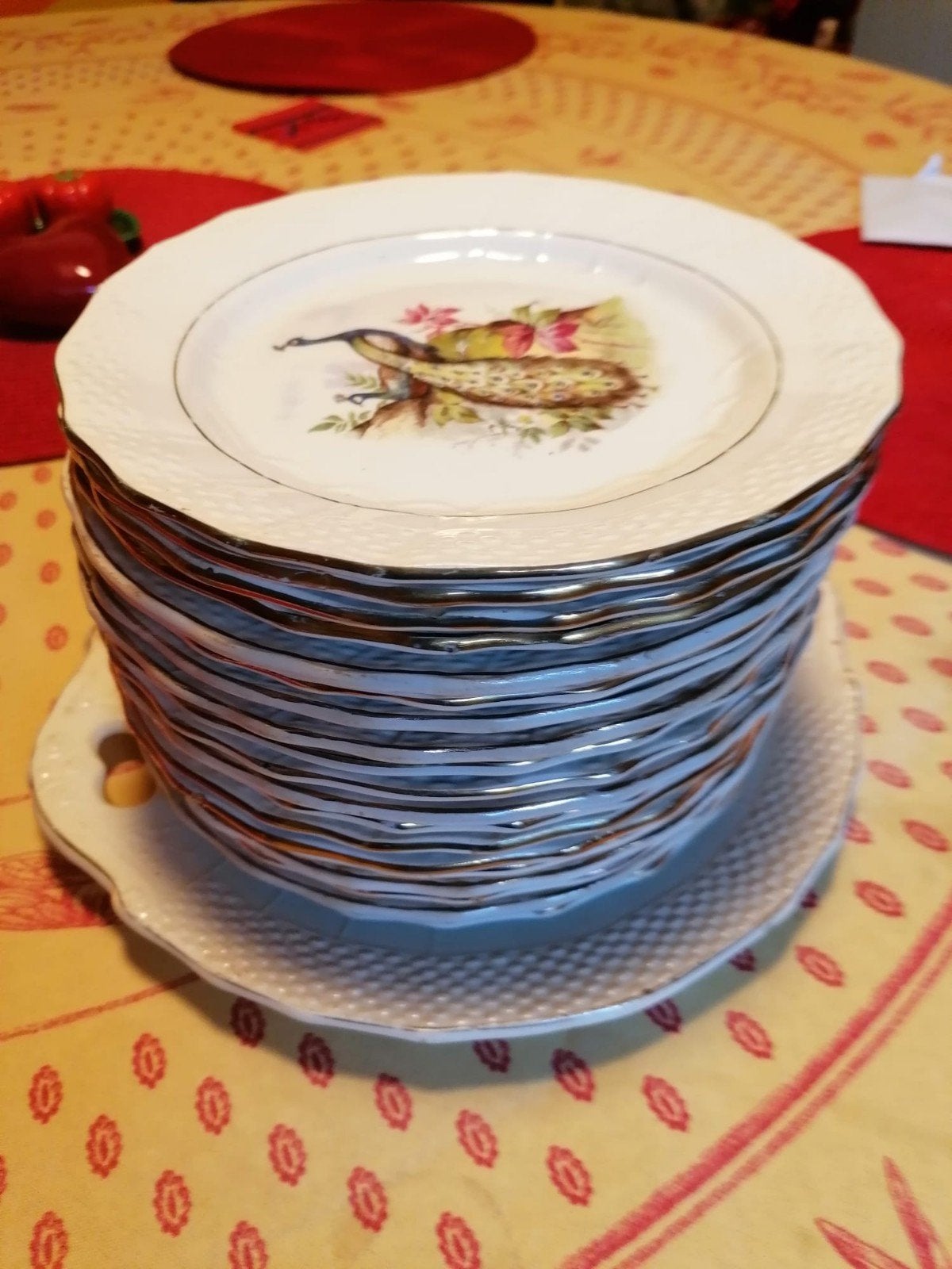 19 assiette et un plateau( le Moulin des loups & Hamage), Ophalen