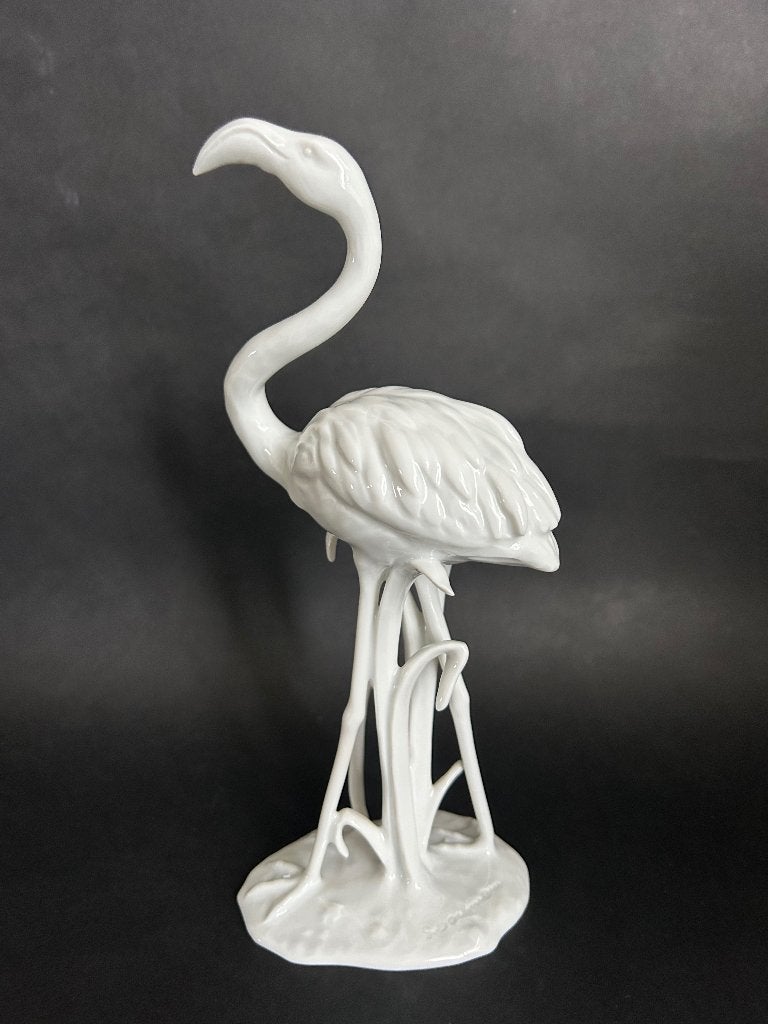 Kaiser Porzellan porselein Germany flamingo Bisquit, Antiek en Kunst, Ophalen of Verzenden