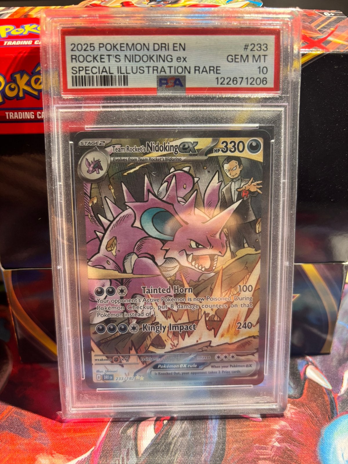 Team Rocket’s Nidoking - PSA 10, Hobby & Loisirs créatifs, Jeux de cartes à collectionner | Yu-gi-Oh!, Enlèvement, Comme neuf