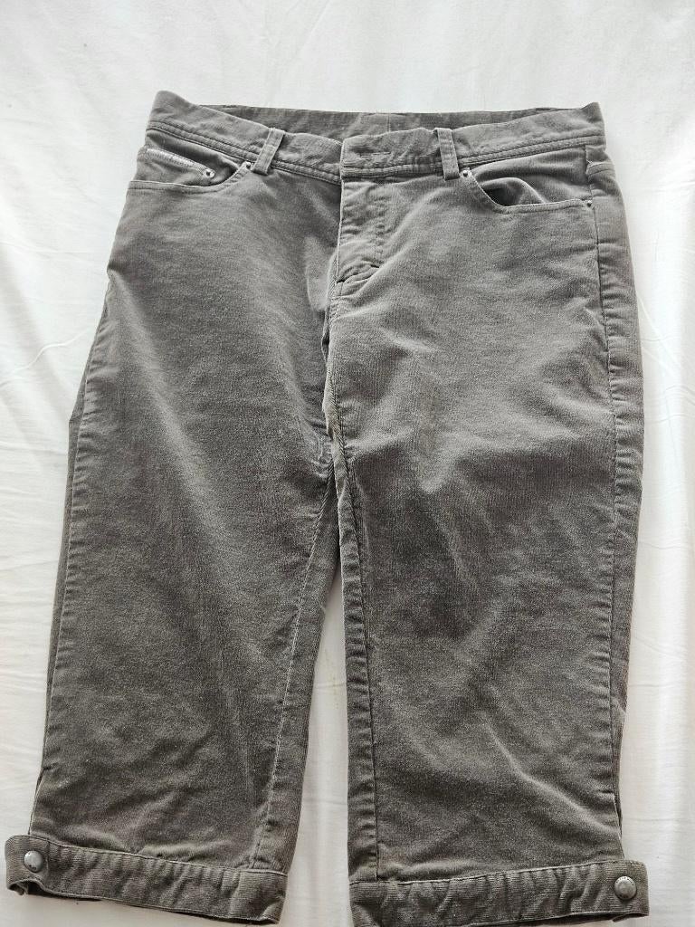 Taupe Kniebroek (driekwart) van Blanc Bleu, Vêtements | Femmes, Culottes & Pantalons, Comme neuf, Taille 38/40 (M), Autres couleurs