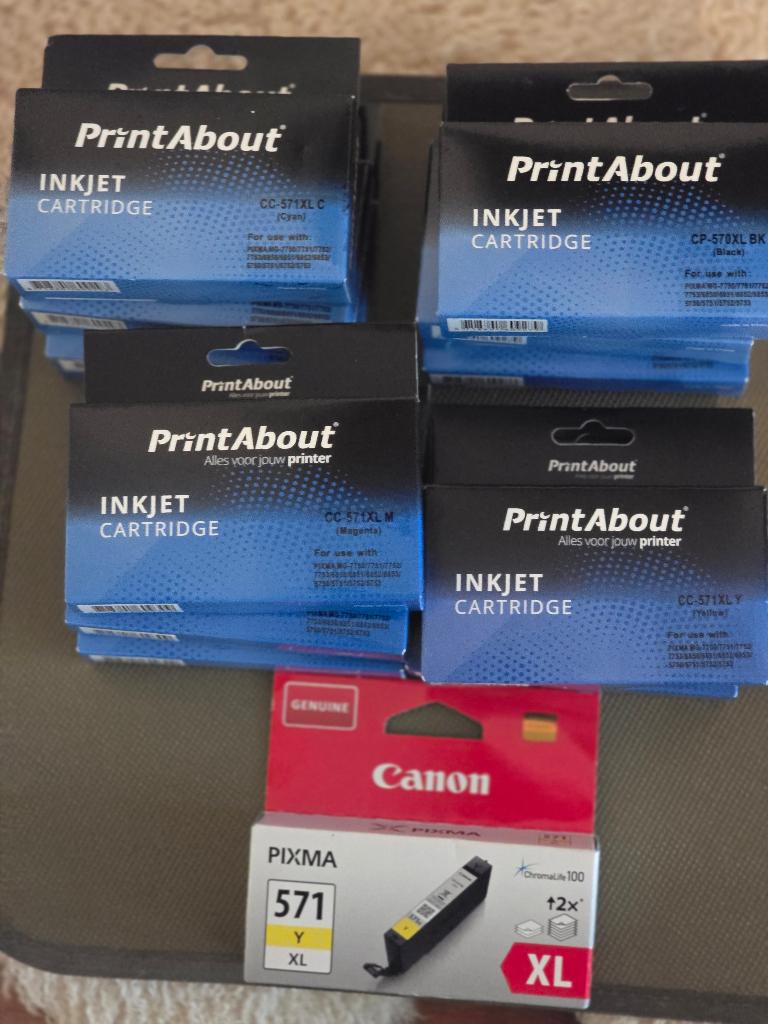 Inktpatronen slechts 20 € voor alles,nieuw!, Computers en Software, Printerbenodigdheden, Ophalen, Nieuw, Cartridge, PrintAbout
