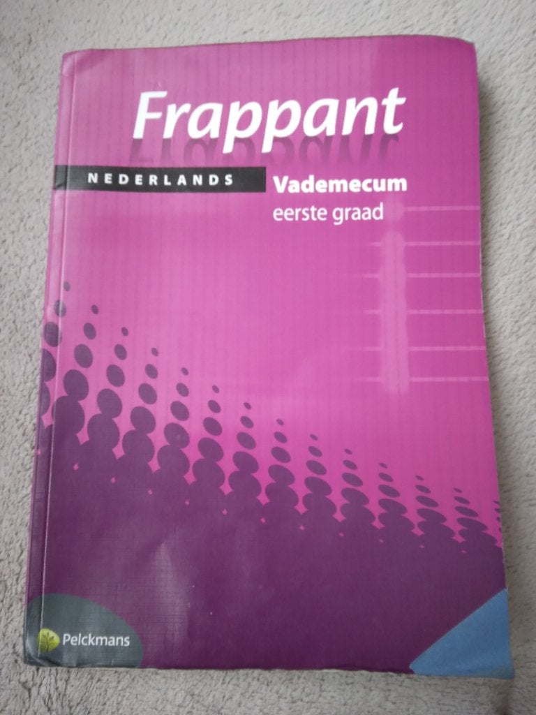 Boek Frappant vademecum eerste graad, Boeken, Ophalen of Verzenden, Gelezen, Nederlands, Pelckmans