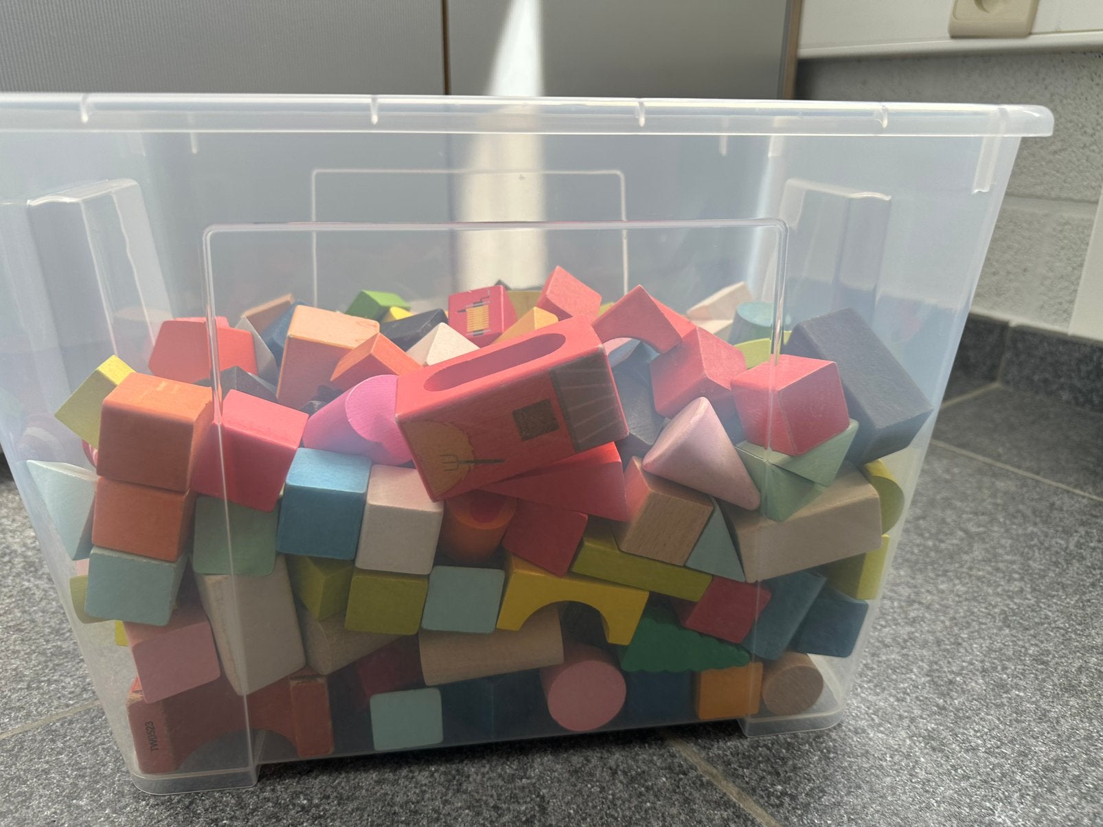 Blocs en bois, Enfants & Bébés, Jouets | Blocs de construction, Enlèvement ou Envoi, Utilisé, Autres marques