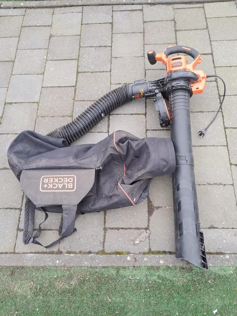 Black & decker bladblazer en zuiger met Zak., Tuin en Terras, Ophalen