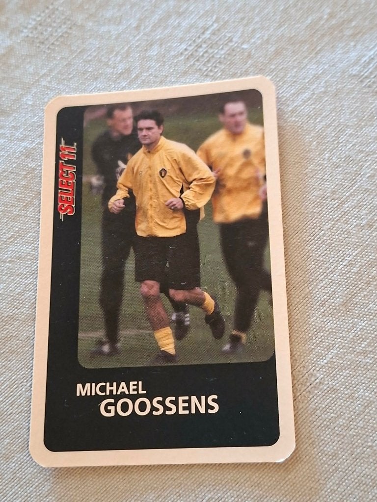 Voetbalkaart : Michael Goossens / Rode Duivels / 2000, Verzamelen, Ophalen of Verzenden, Zo goed als nieuw, Spelerskaart
