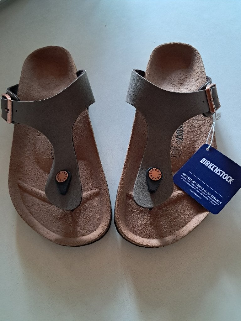 Birkenstock slippers, Slippers, Beige, Nieuw, Ophalen of Verzenden