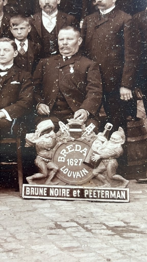 brouwerij Breda Leuven, Ophalen of Verzenden, Gebruikt, Reclamebord, Plaat of Schild, Overige merken