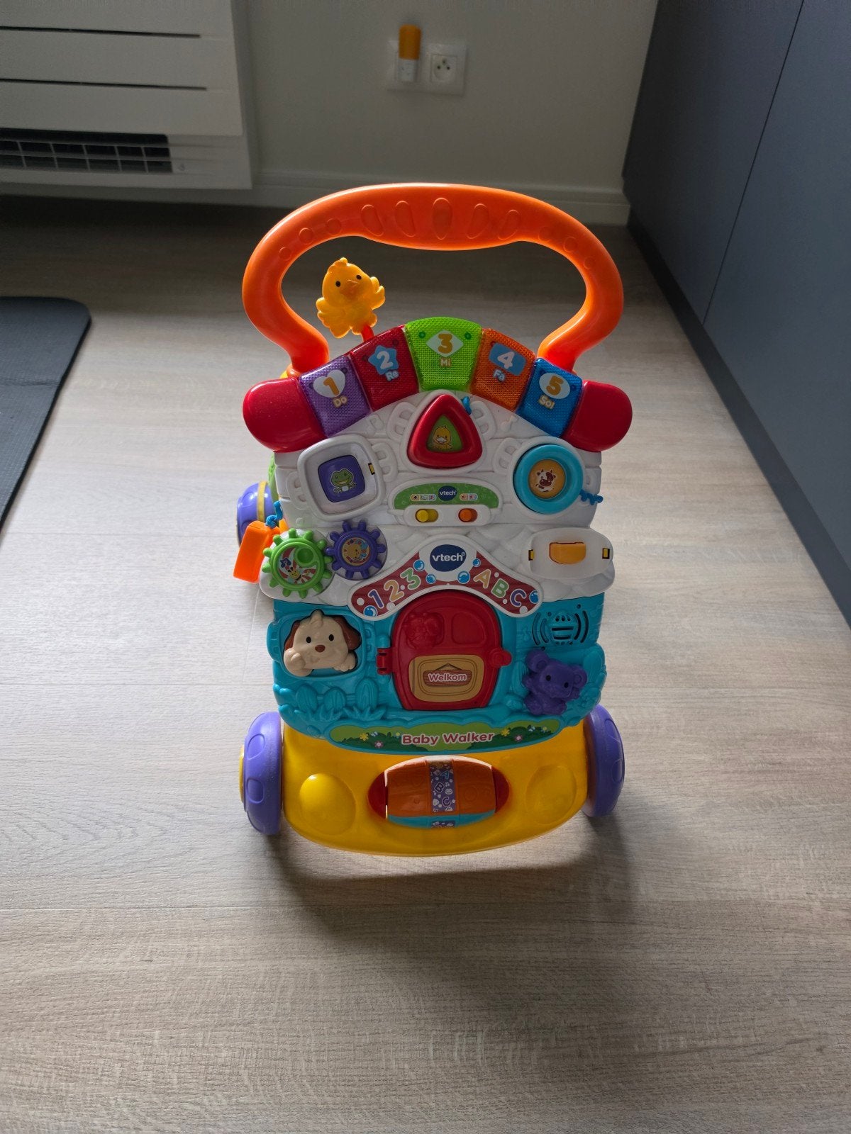 Vtech loopwagen, Enlèvement
