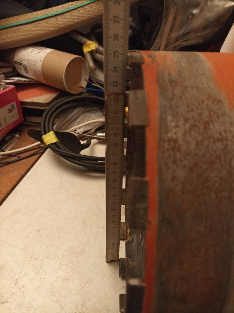 Couronne diamantée Ø250  400 mm Spit,Hilti Weka, Bricolage & Construction, Enlèvement ou Envoi, Utilisé