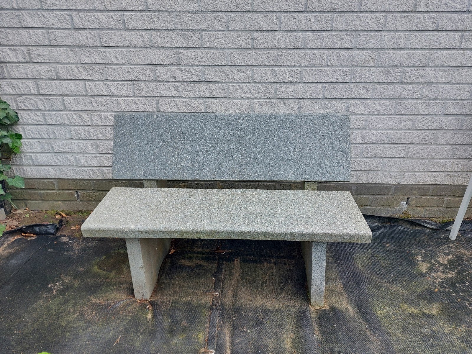 Banc Grantuin avec dossier, Jardin & Terrasse, Enlèvement, Banque