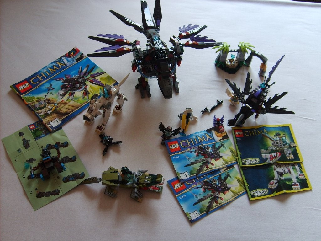 Lego chima 30262/70000/70012/70126/ 70127, Enlèvement ou Envoi, Lego, Ensemble complet, Comme neuf