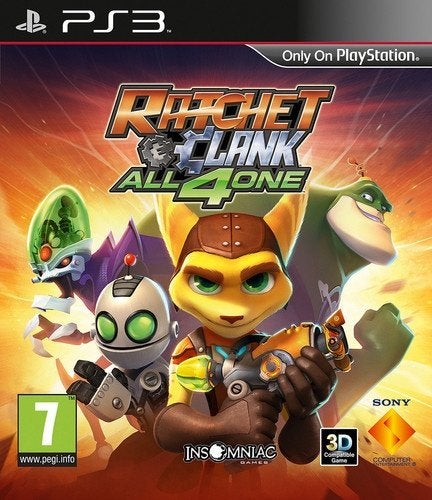 Ratchet and Clank All 4 One (sans livret), Enlèvement ou Envoi, 1 joueur, À partir de 7 ans, Comme neuf