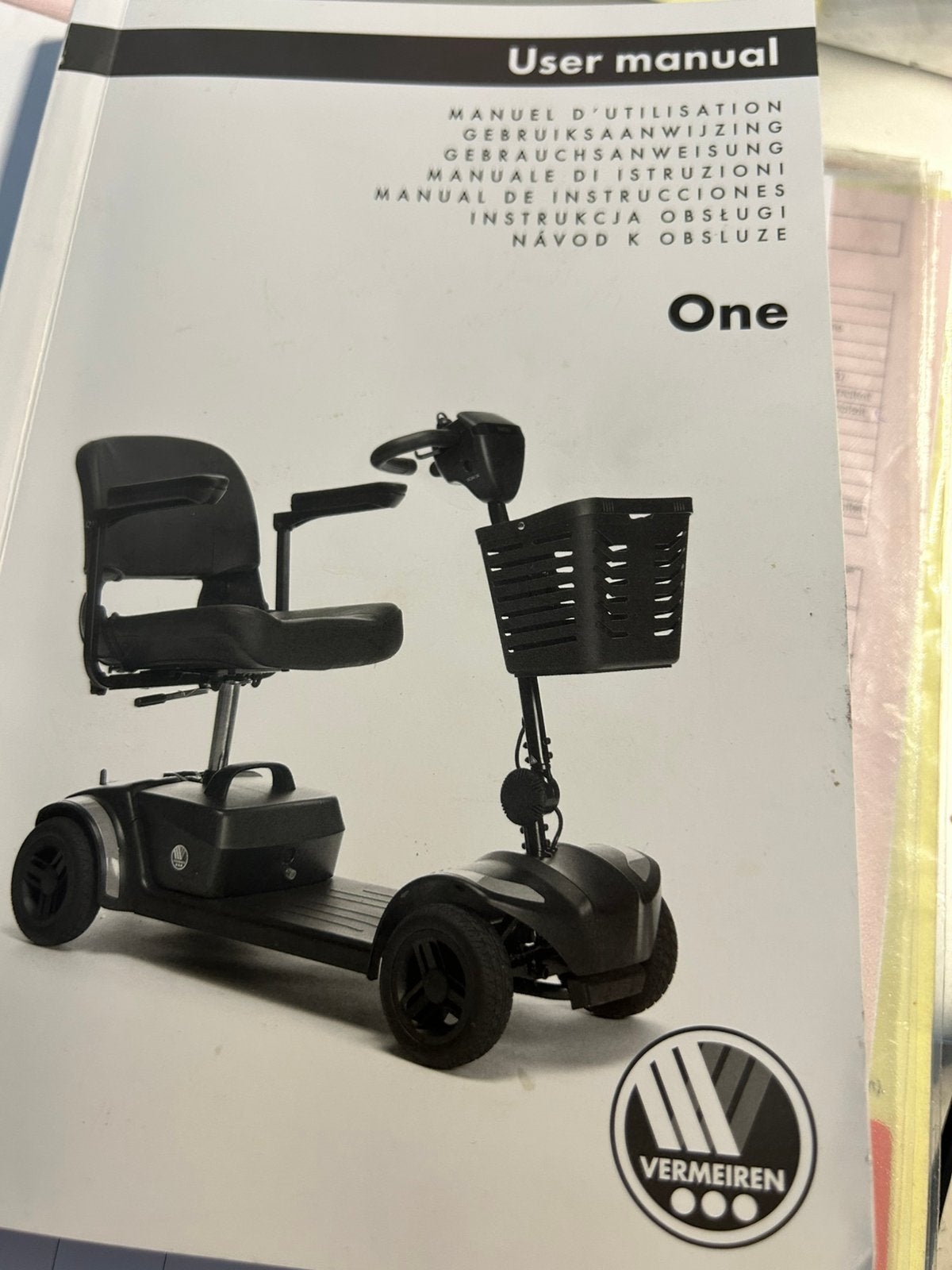 Vermeiren One Air scooter, Diversen, Brommobielen en Scootmobielen, Ophalen, Zo goed als nieuw, Vermeiren