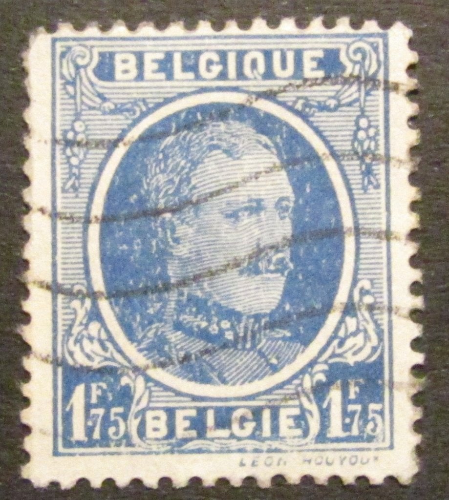 1,75 frank OBC 257a afgestempeld, Met stempel, Koninklijk huis, Ophalen of Verzenden, Luchtpostzegel