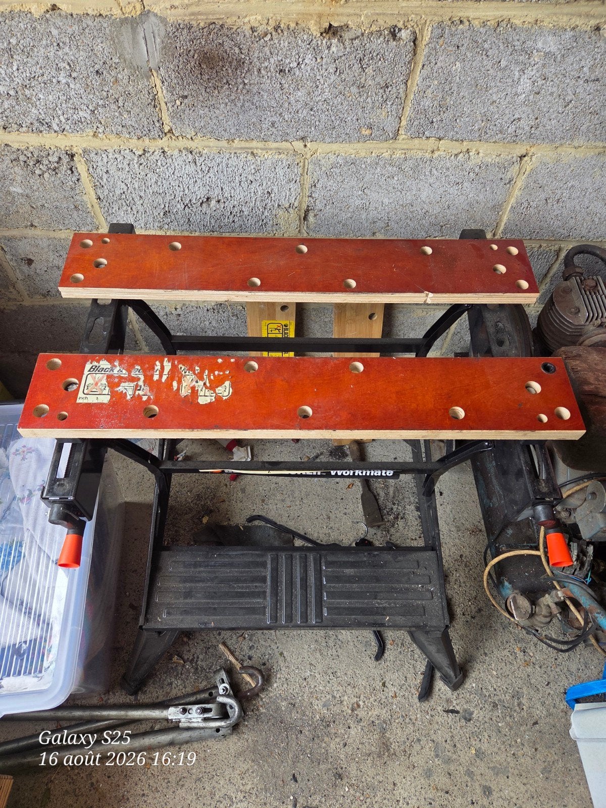 etabli blacket decker, Bricolage & Construction, Enlèvement, Utilisé, 70 à 120 cm, Rabattable