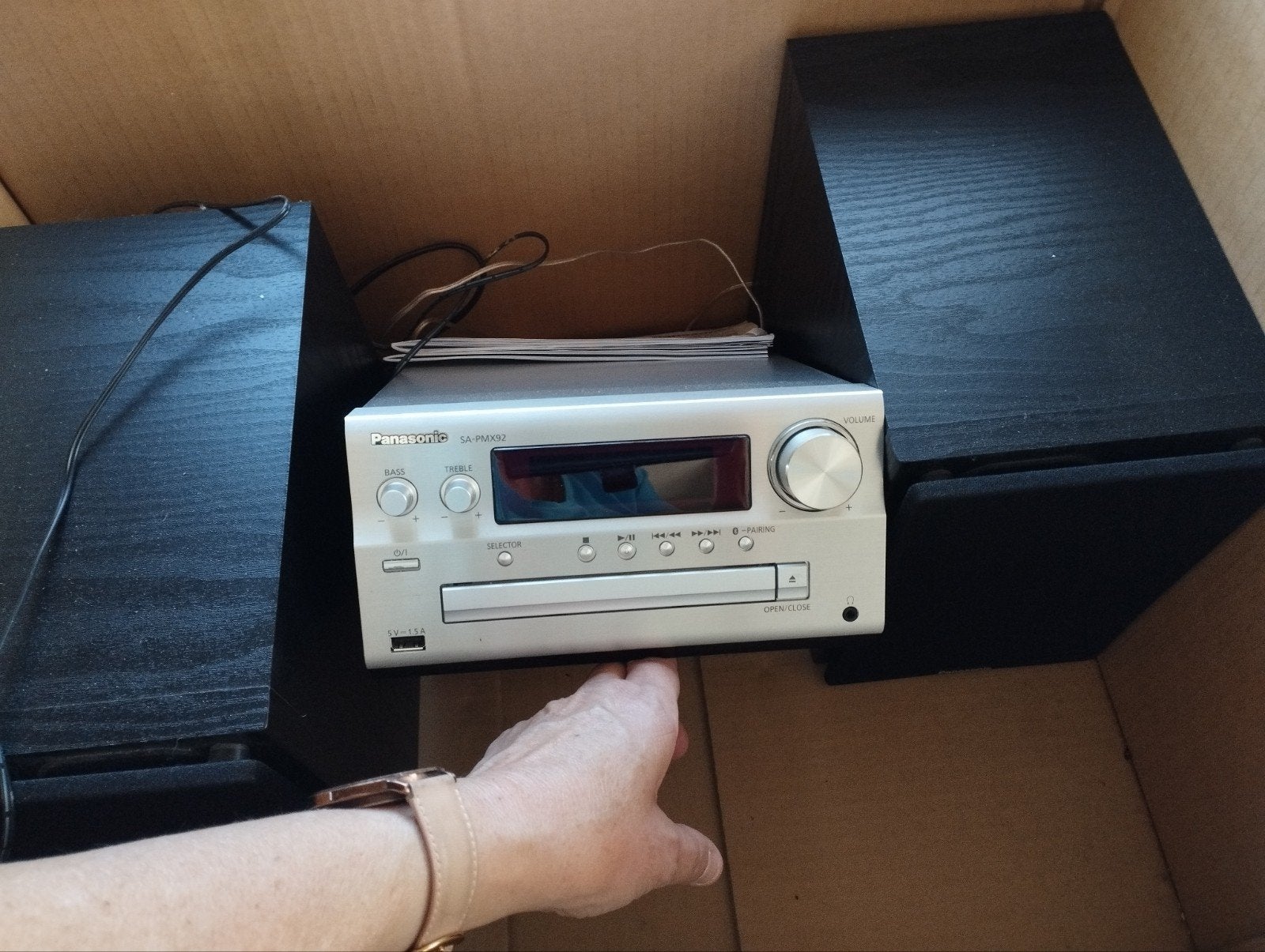 radio cd speler met 2 boxen, Ophalen