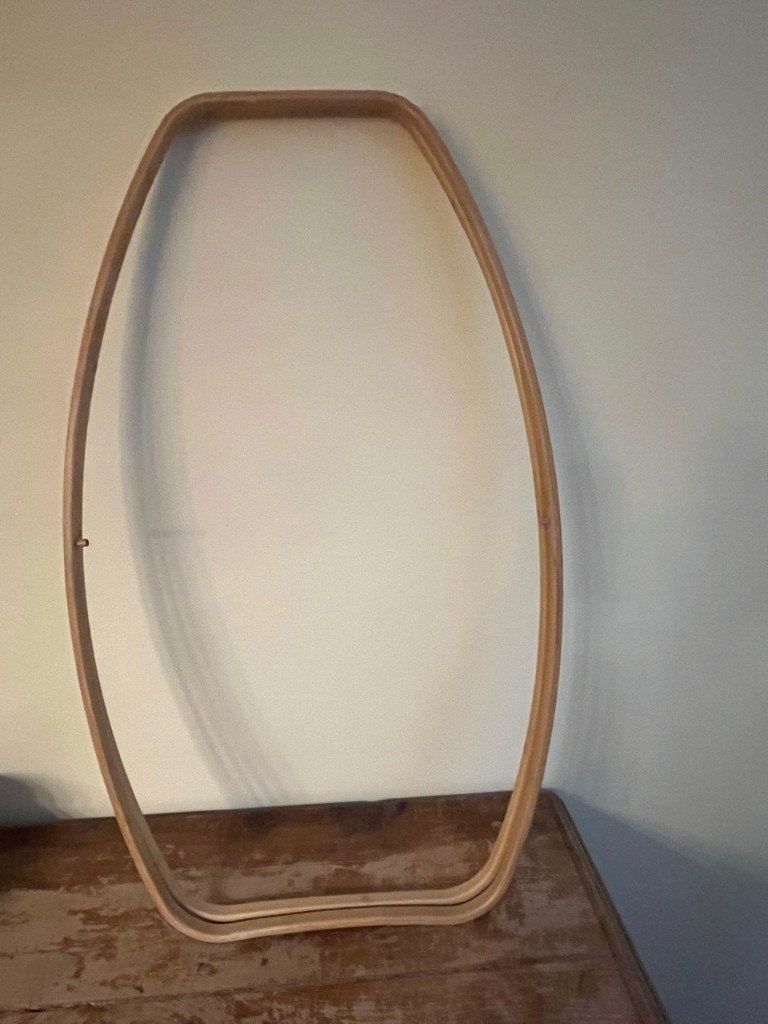 Groot bamboeframe voor borduurwerk of gobelin, Ophalen, Zo goed als nieuw, Handborduren, Onderdeel of Accessoires
