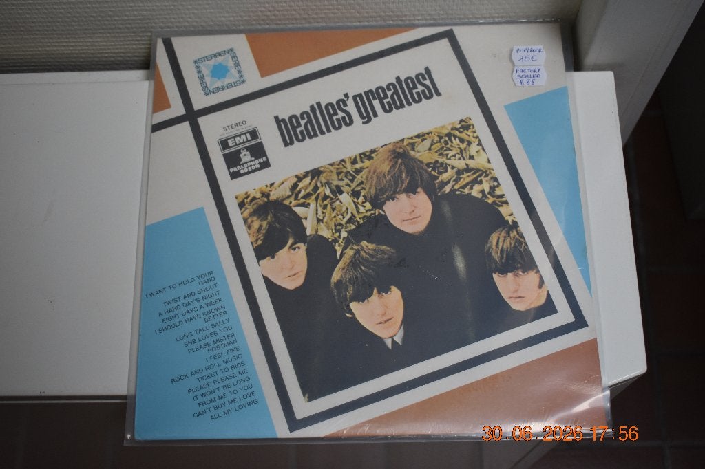 LP : Beatles' Greatest (Factory SEALED), CD & DVD, Vinyles | Rock, Pop rock, Enlèvement ou Envoi, Utilisé, Housse de protection extérieure
