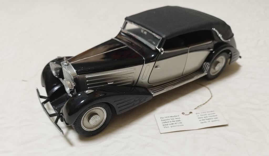 Franklin Mint,1/24. Deel - Mercedes/Maybach- Oldtimers, Hobby en Vrije tijd, Ophalen, Zo goed als nieuw, Auto