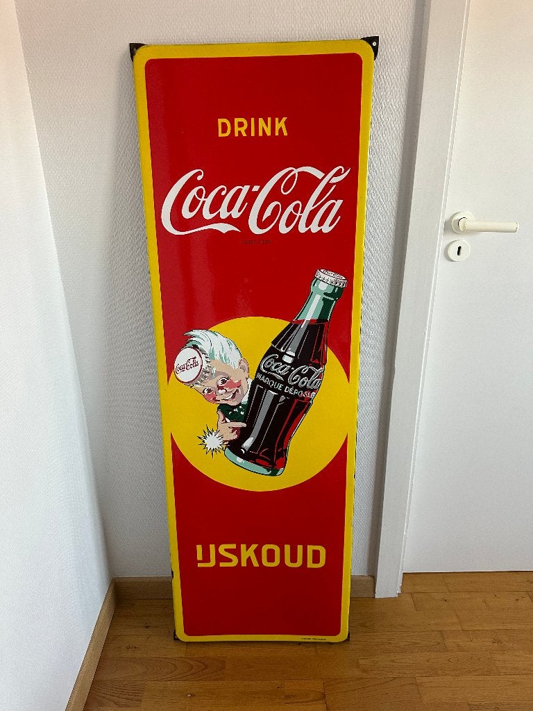 Assiette en émail Coca Cola 1954, Collections, Enlèvement