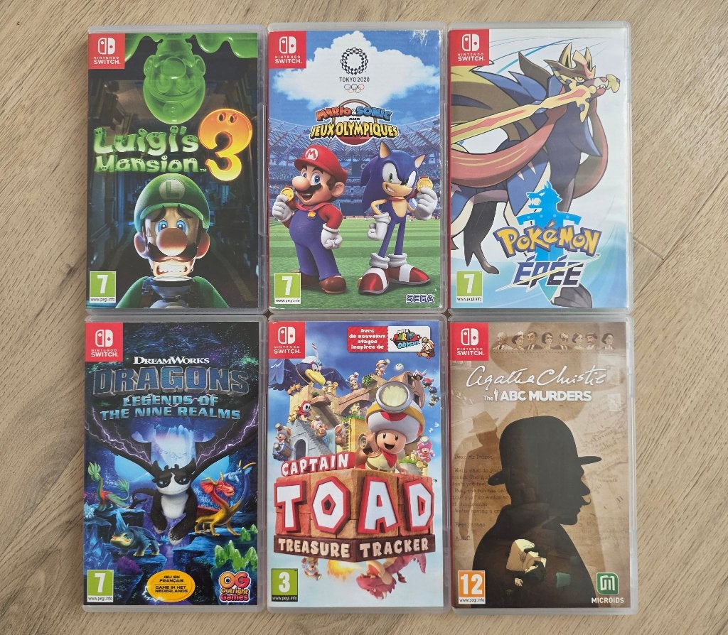 Jeux Nintendo Switch : vente à la pièce lisez la description, Consoles de jeu & Jeux vidéo, Jeux | Nintendo Switch, Comme neuf