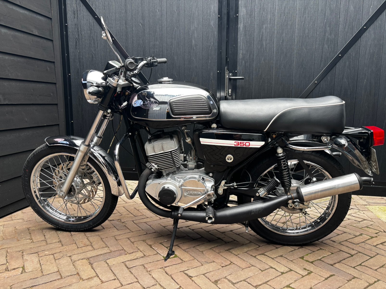 Jawa 634 retro , tweetakt 1977 UNIEK !! Nieuw ., Motos, Tourisme, 2 cylindres, Neuf, 12 à 35 kW