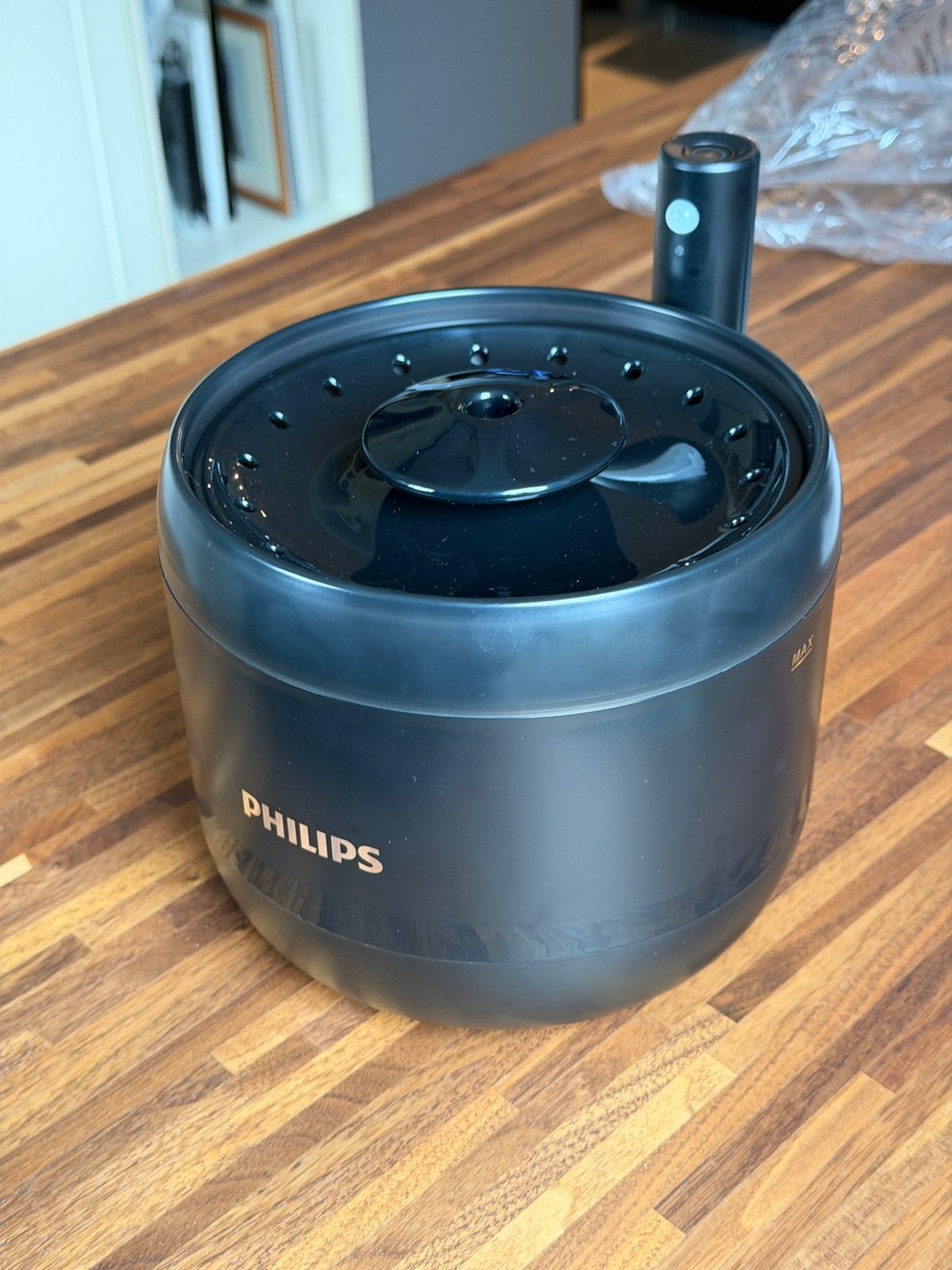 Philips waterfontein kat, Ophalen