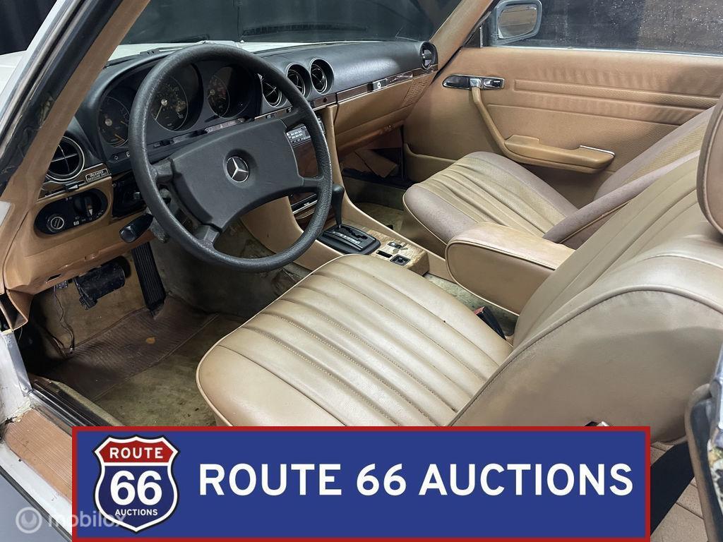 Mercedes-Benz 380 SL | 1983 | Route 66 Auctions, Auto's, Zwart, Mercedes-Benz, Bedrijf, Handgeschakeld