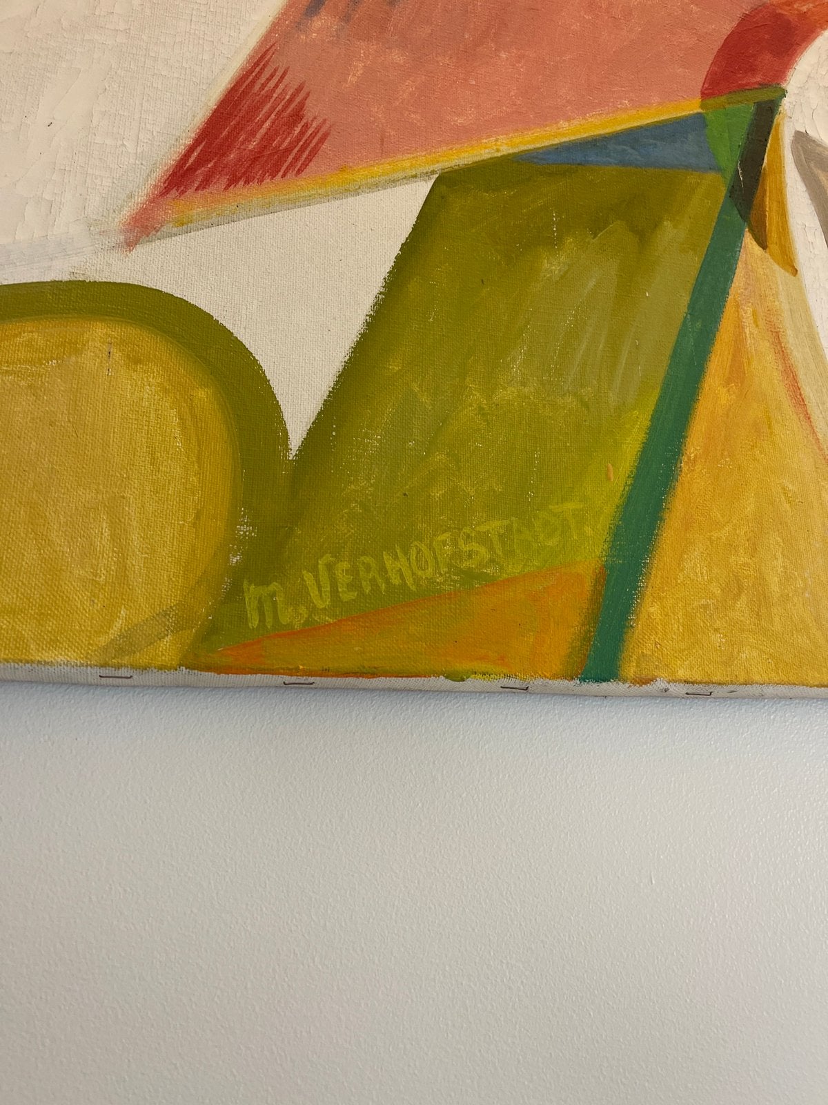 Tableau l’huile sur toile, Antiquités & Art, Art | Peinture | Abstraite, Enlèvement ou Envoi