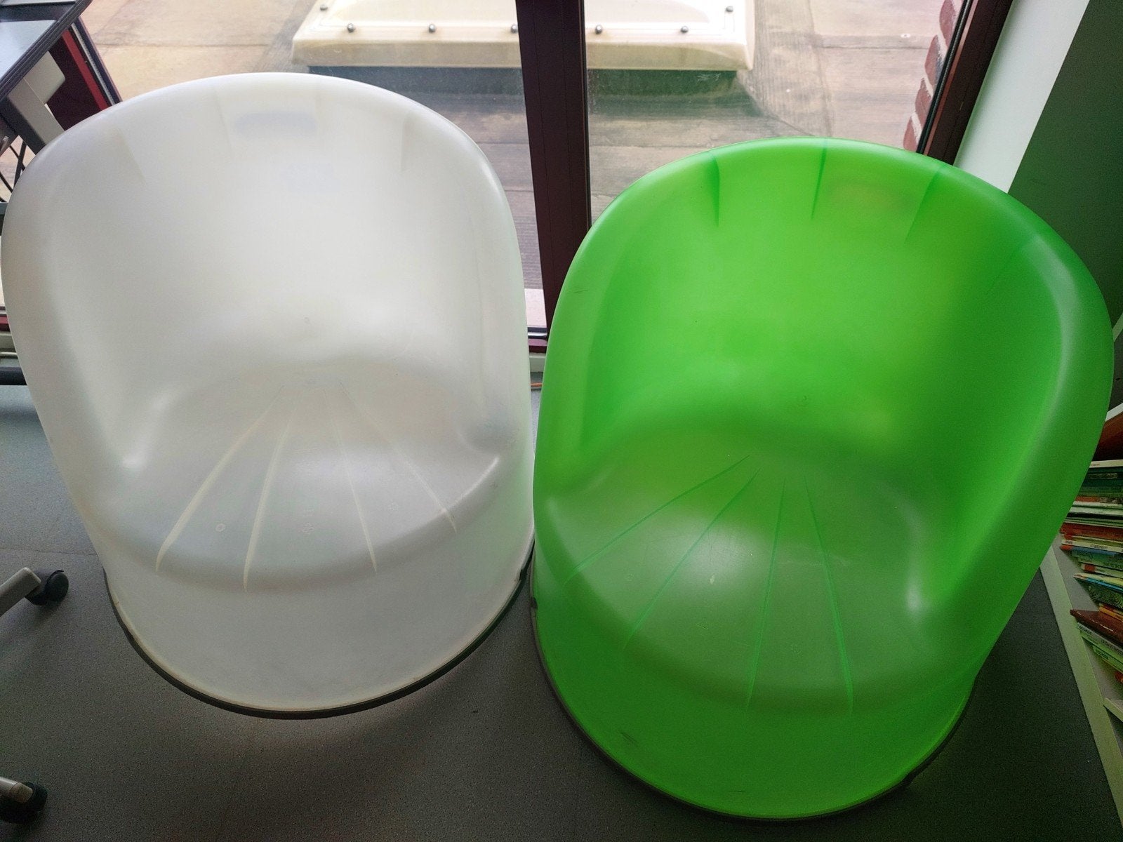Lot de 2 fauteuils vintage IKEA Kimme, Huis en Inrichting, Ophalen, Kunststof, Gebruikt, Twee