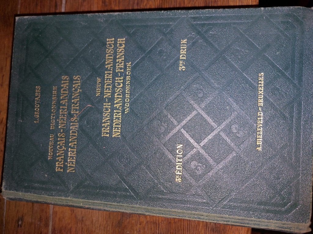 nouveaux dictionaire, L.Grootaers, begin 1900, Enlèvement ou Envoi