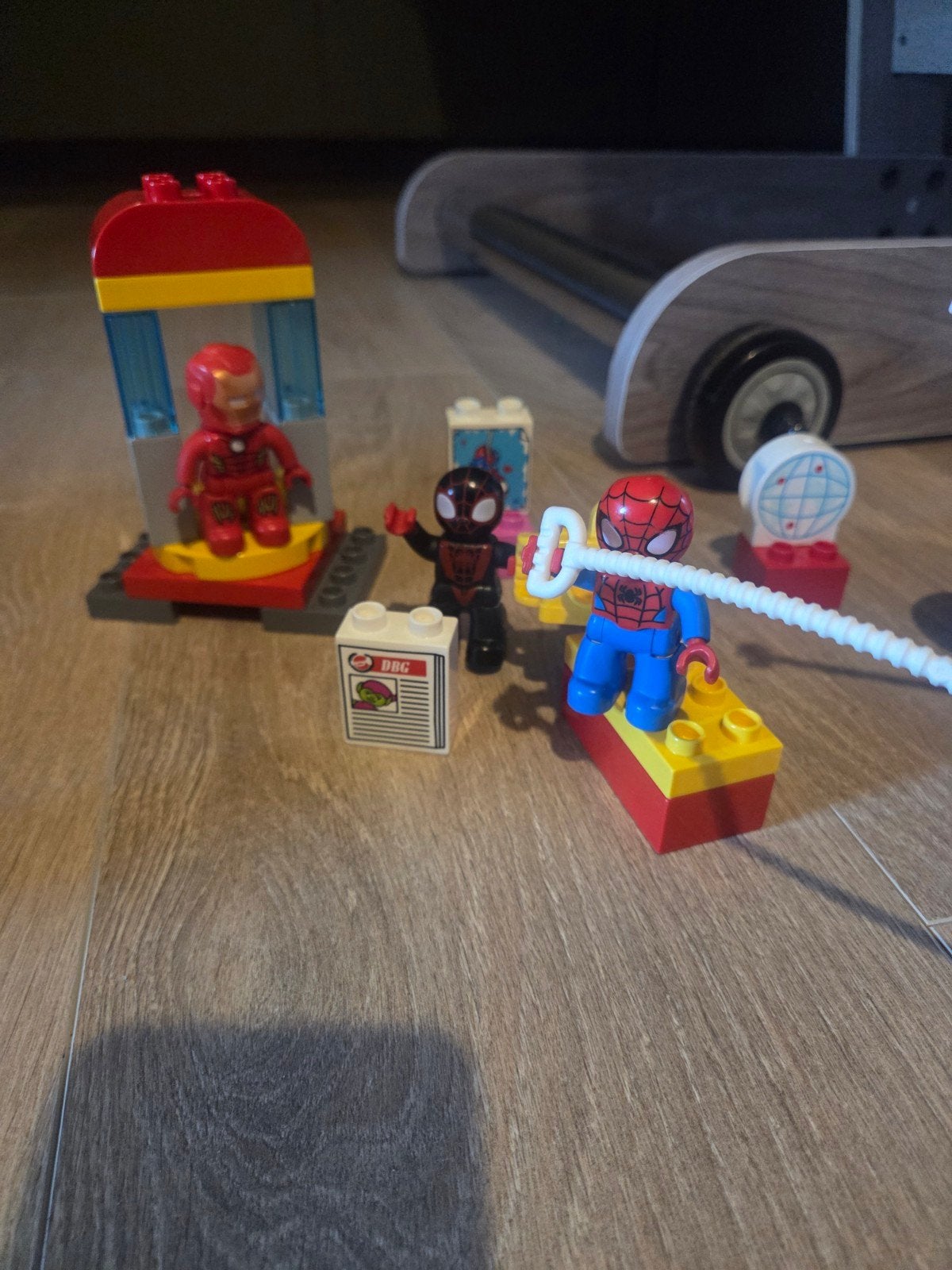 spiderman duplosets, Ophalen, Marvel, Zo goed als nieuw, Duplo