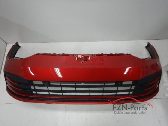 VW Golf 8 5H Voorbumper LC3J 6PDC Rood, Ophalen of Verzenden, Gebruikt, Voor, Bumper