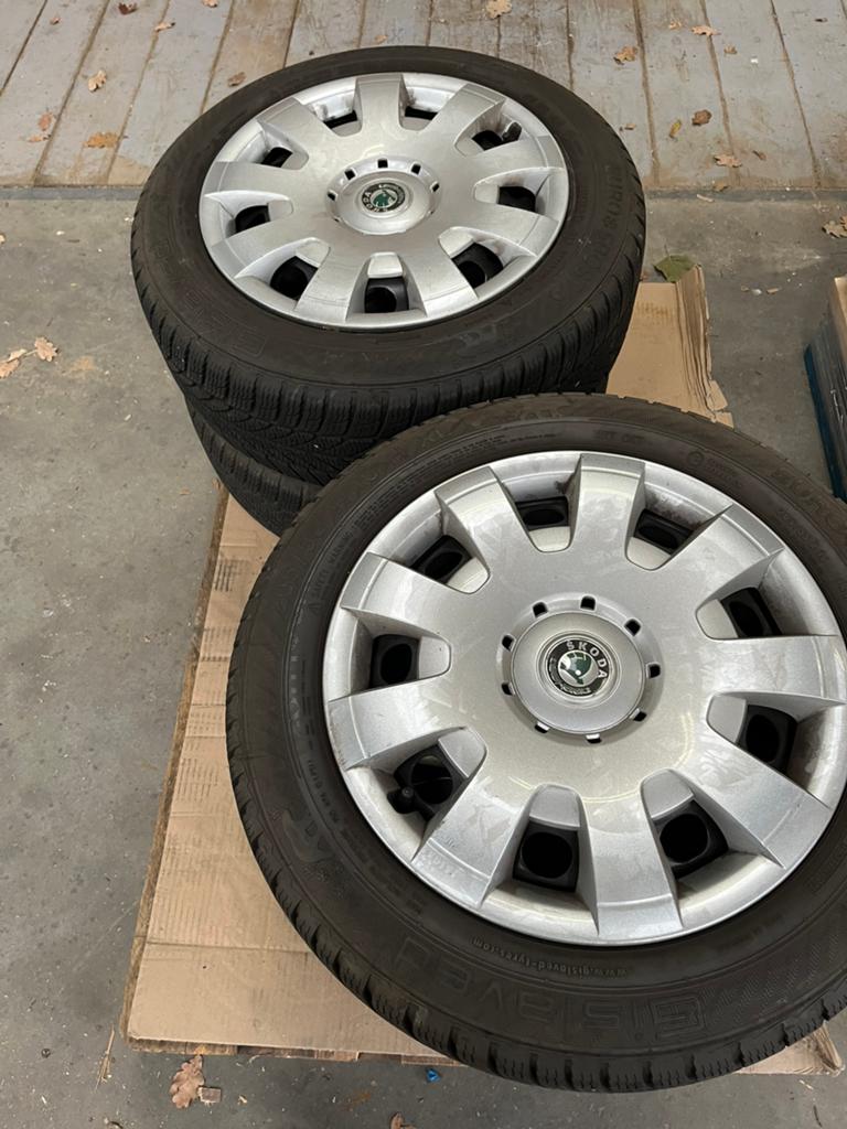 Winterwielen skoda, Autos : Pièces & Accessoires, Pneus & Jantes, Enlèvement
