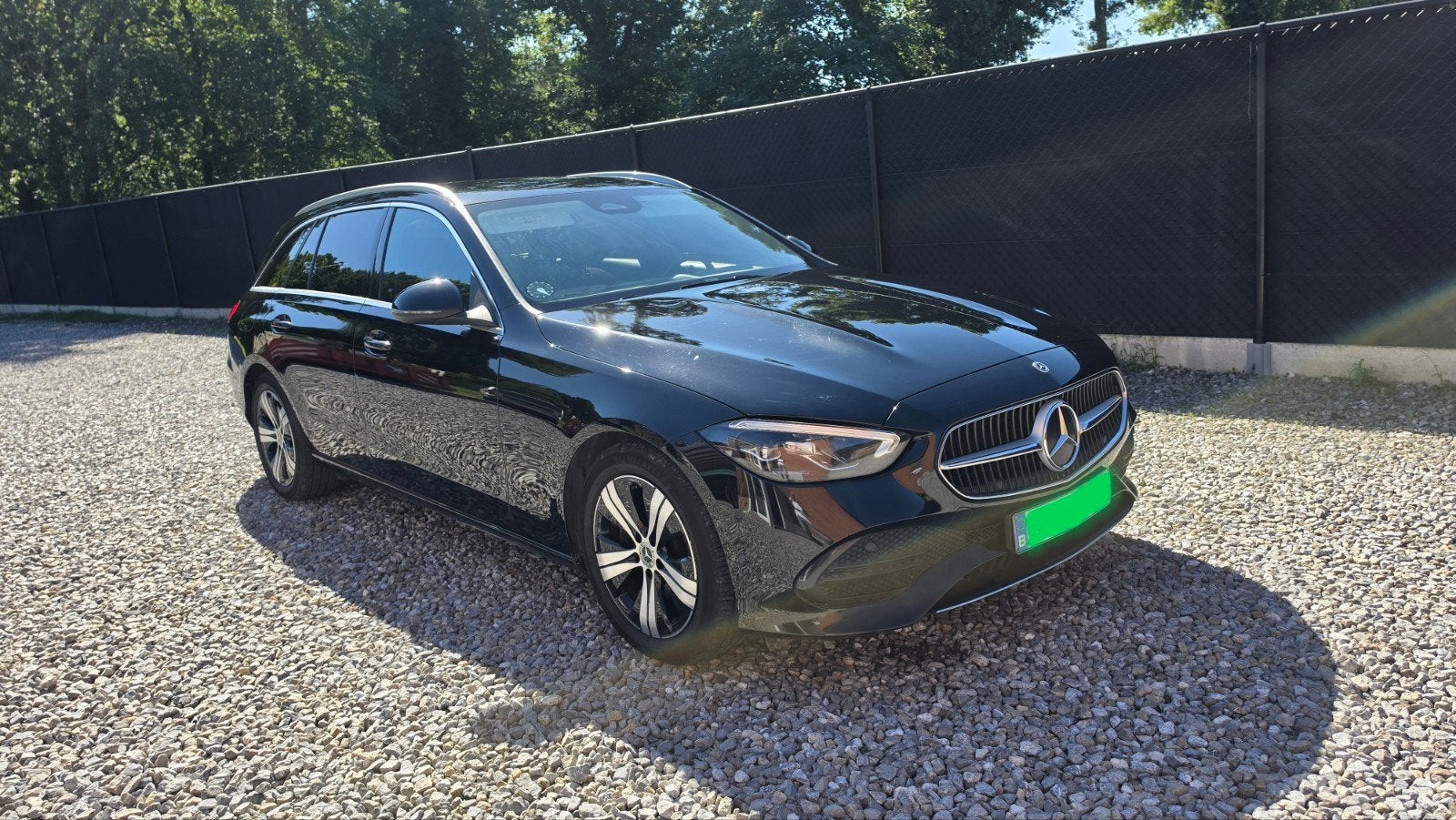 Mercedes C220 cdi, Auto's, Automaat, Achterwielaandrijving, Leder en Stof, Zwart