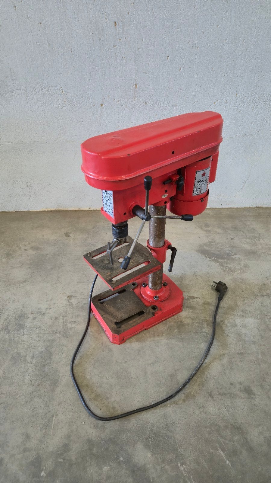 Star tools kolomboormachine rood, Ophalen, Gebruikt, Variabele snelheid, Minder dan 400 watt