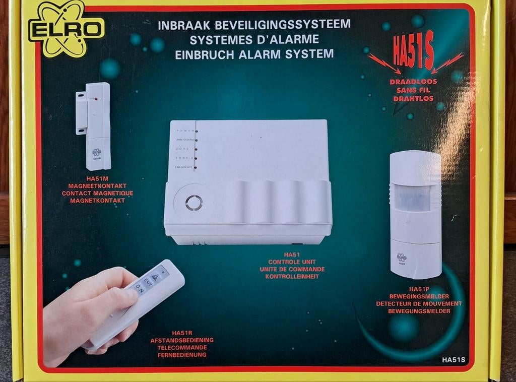Alarmsysteem ELRO HA51S, Doe-het-zelf en Bouw, Ophalen, Draadloos