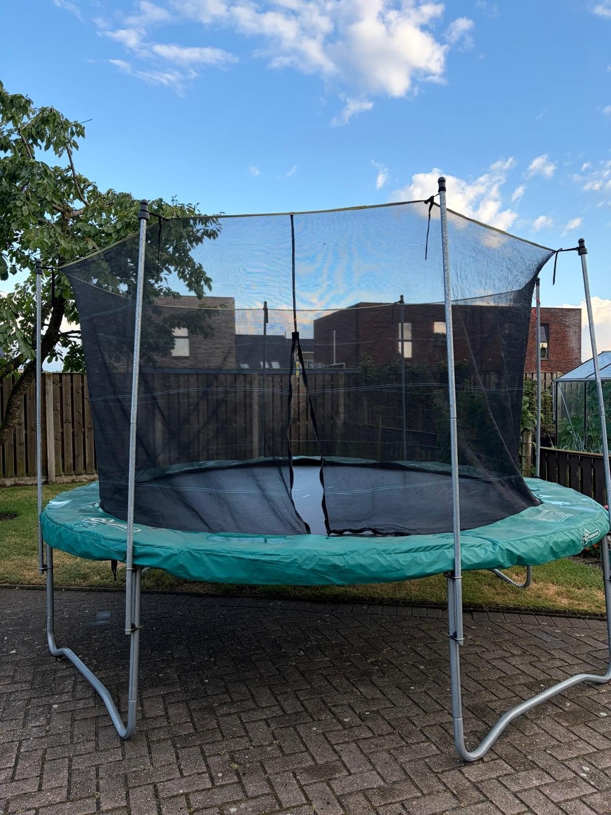 trampoline 350cm, Ophalen, Gebruikt